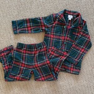 Petite Plume Kids' 2-Piece Kensington Tartan Pajamas